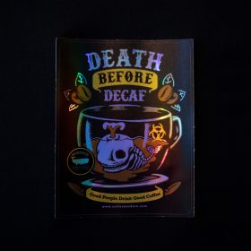 Metallic Sticker Yellow Design