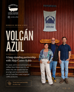 Nordico Coffee Roasters with Alejo Castro Kahle at Volcán Azul Costa Rica coffee farm